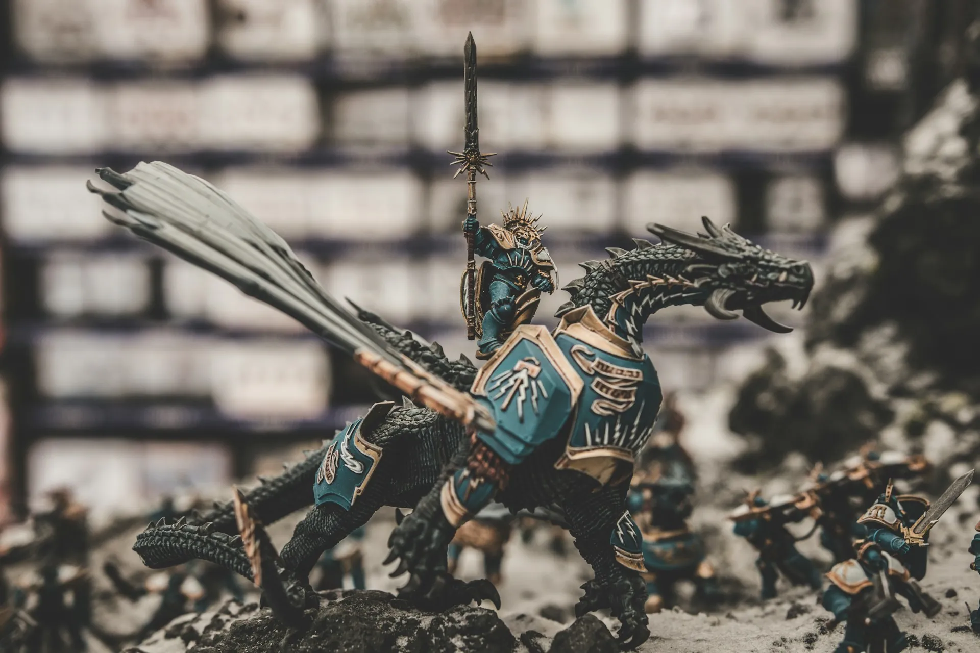 Miniature painting workspace